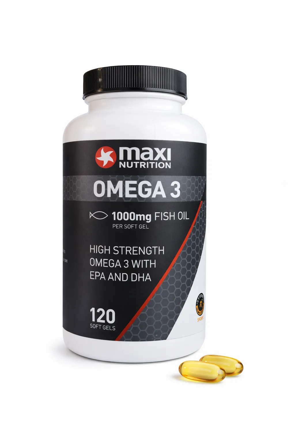 Omega 3 1000mg 120 Soft Gels - Image 3