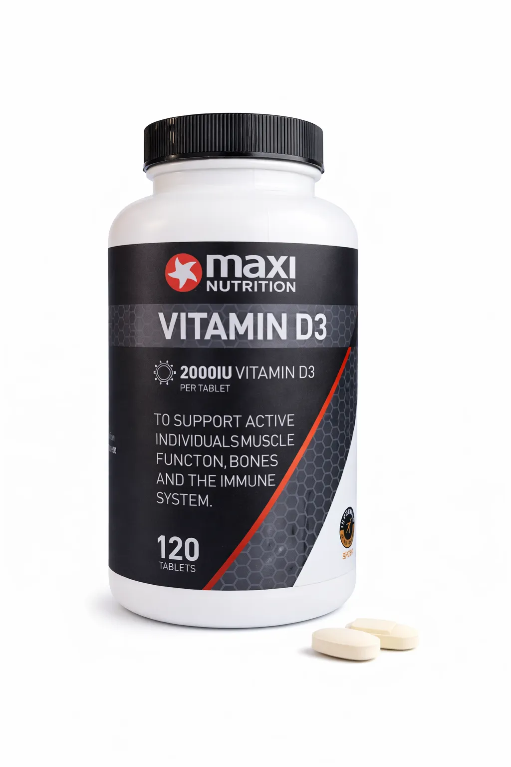 Vitamin D3 2000IU 120 Tablets - Image 3